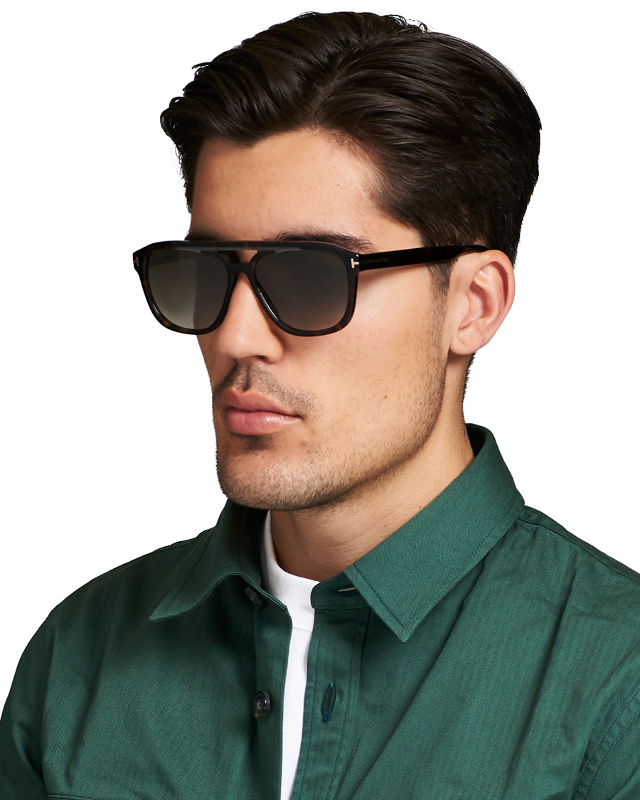 Hombres | Tom Ford Gerrard FT0776 Sunglasses Havana/Gradient | Tom Ford | Gerrard FT0776 Sunglasses Havana/Gradient