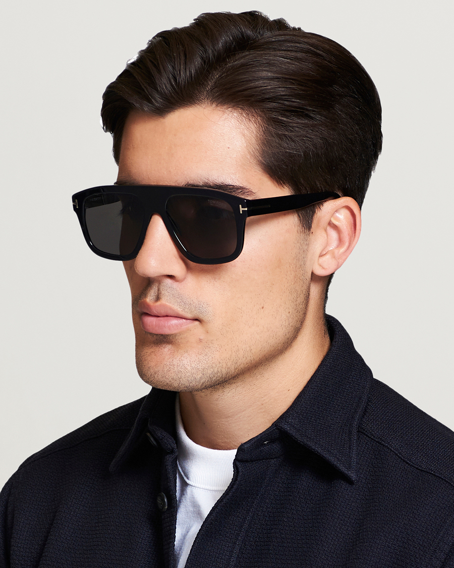 Hombres | Tom Ford Thor FT0777 Sunglasses Black/Polarized | Tom Ford | Thor FT0777 Sunglasses Black/Polarized