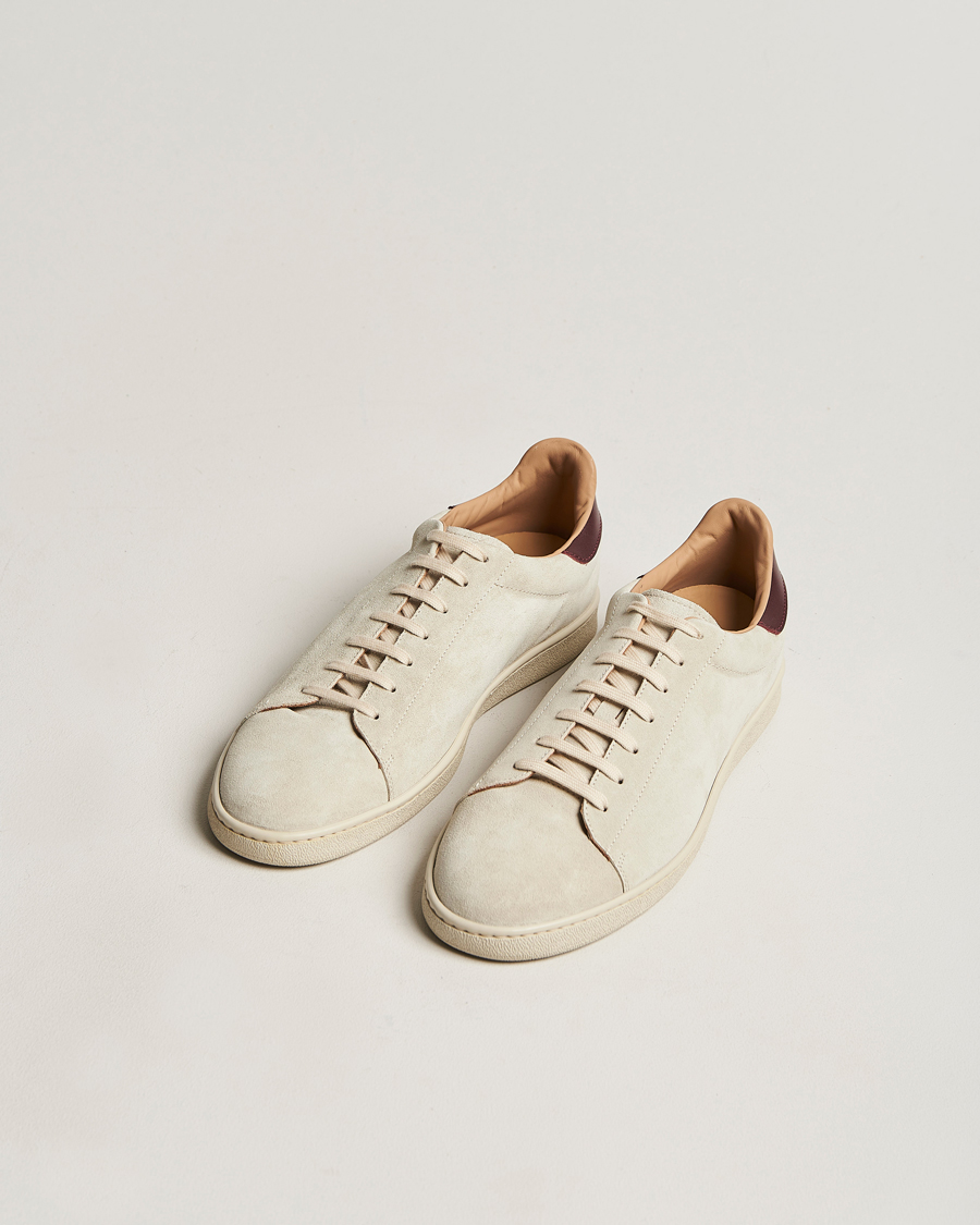 Hombres | Sweyd TI Sneakers Crema Suede/Wine | Sweyd | TI Sneakers Crema Suede/Wine