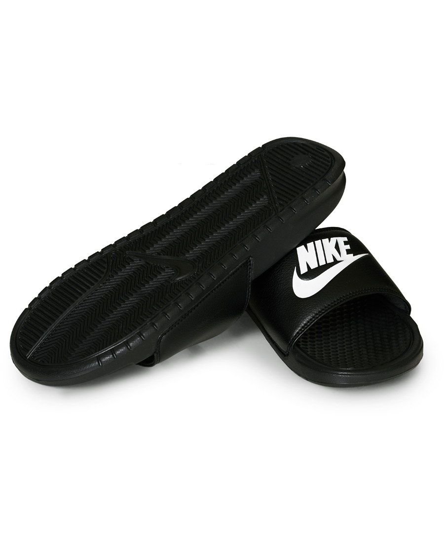 Hombres | Nike Benassi JDI Slides Black/White | Nike | Benassi JDI Slides Black/White