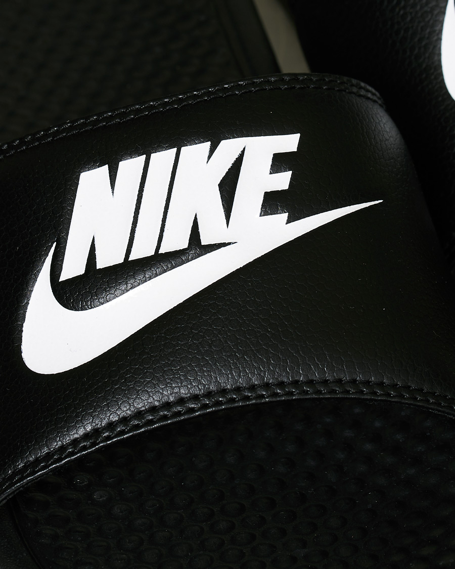 Hombres | Nike Benassi JDI Slides Black/White | Nike | Benassi JDI Slides Black/White