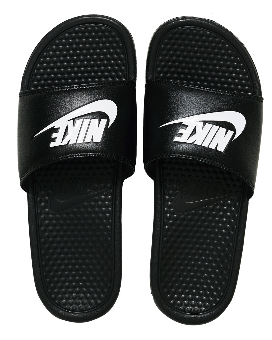 Hombres | Nike Benassi JDI Slides Black/White | Nike | Benassi JDI Slides Black/White
