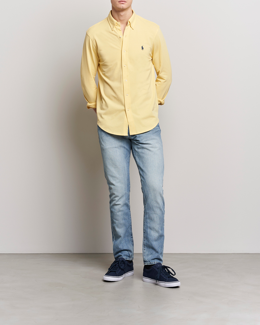 Hombres | Camisas | Polo Ralph Lauren | Featherweight Mesh Shirt Corn Yellow