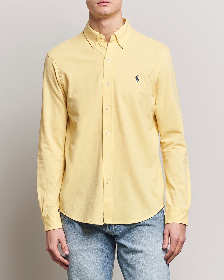 Hombres | Camisas | Polo Ralph Lauren | Featherweight Mesh Shirt Corn Yellow