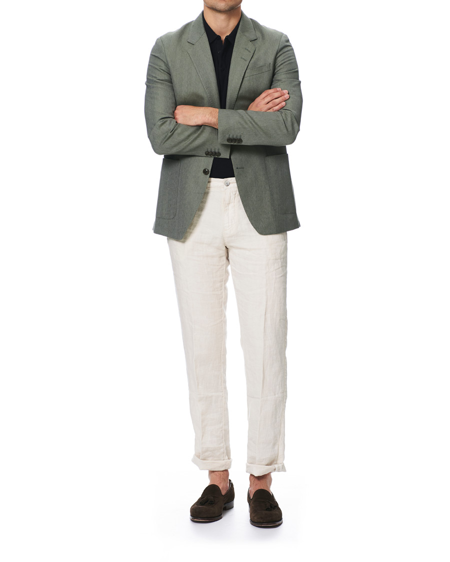 Hombres | Blazers | Tiger of Sweden | Josef Linen/Wool Blazer Soft Mimosa