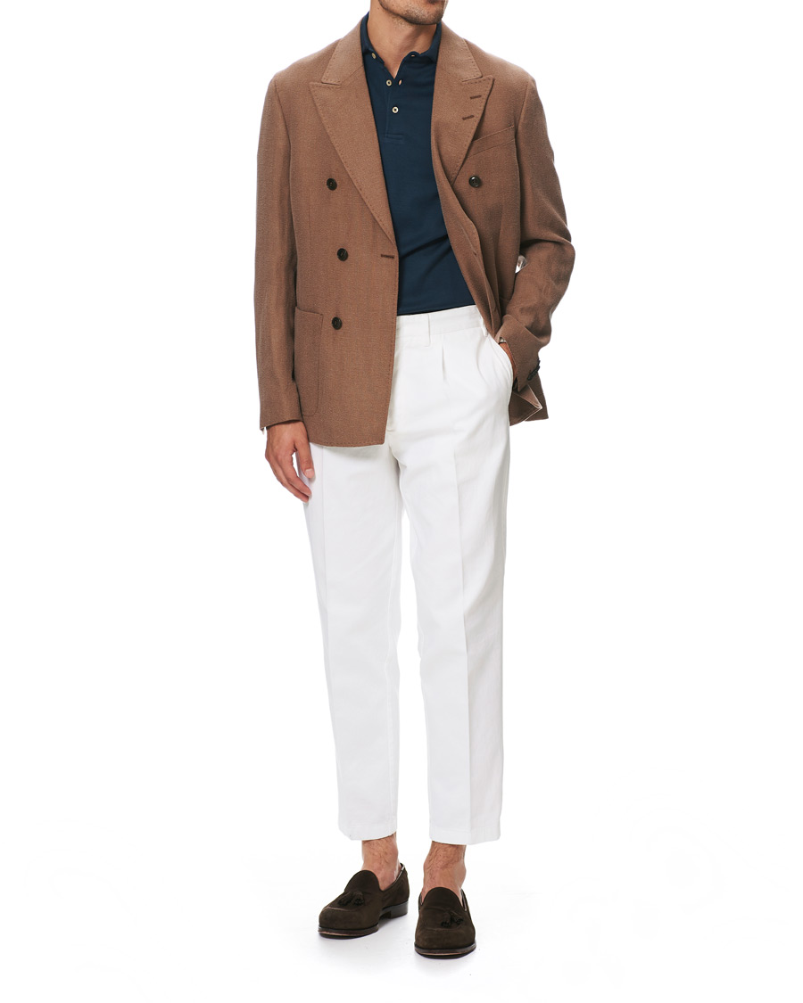 Hombres | Blazers | Tiger of Sweden | Giacca Double Breasted Blazer Potato