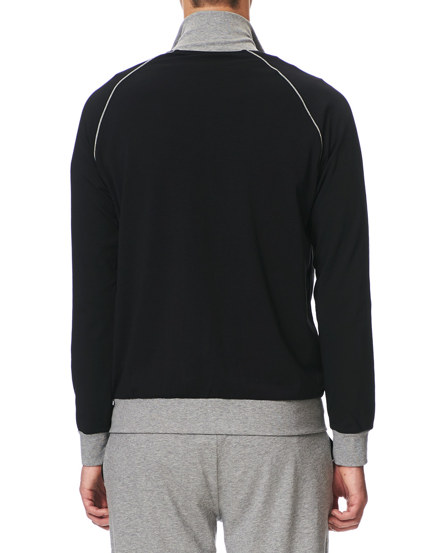 Hombres | BOSS Loungewear Full-Zip Sweater Black | BOSS BLACK | BOSS Loungewear Full-Zip Sweater Black