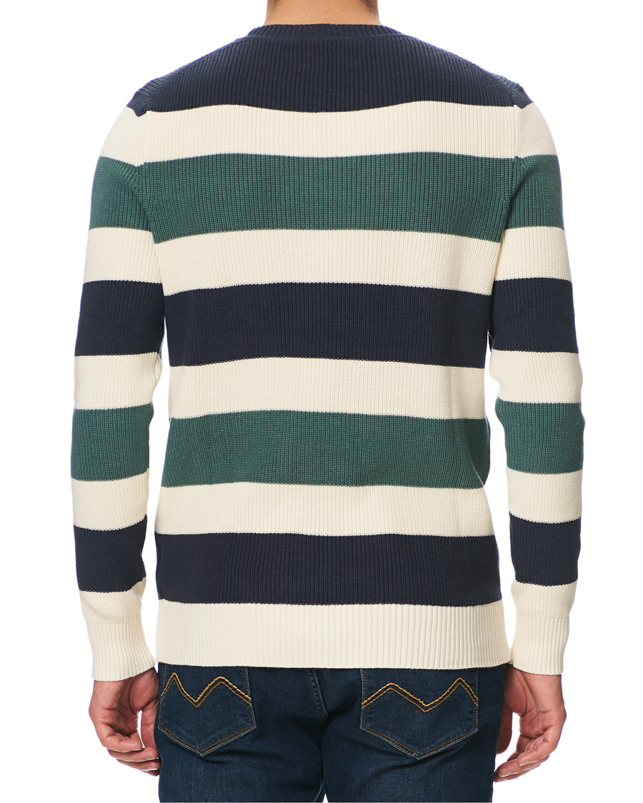 Hombres | Jerséis y prendas de punto | Morris | Cardew Stripe O-neck Sweater Multi