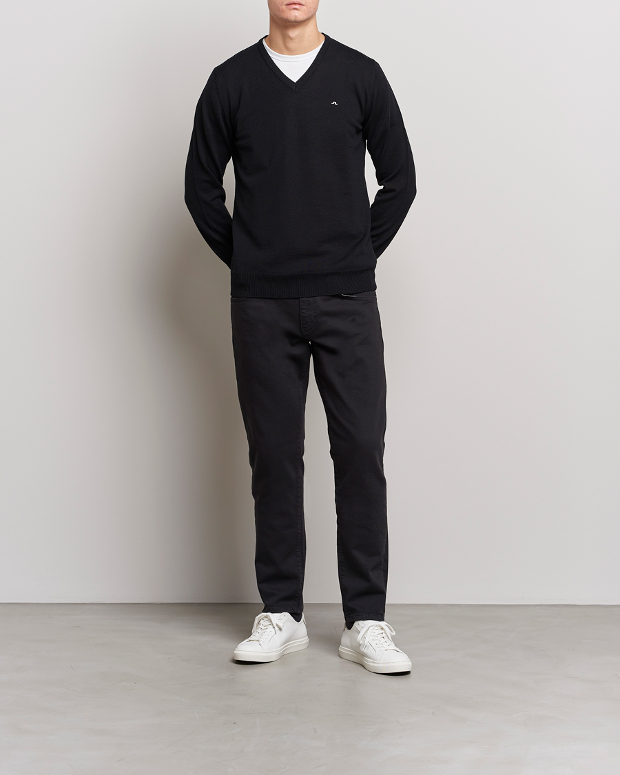 Hombres | Pantalones | J.Lindeberg | Jay Solid Stretch 5-Pocket Pants Black