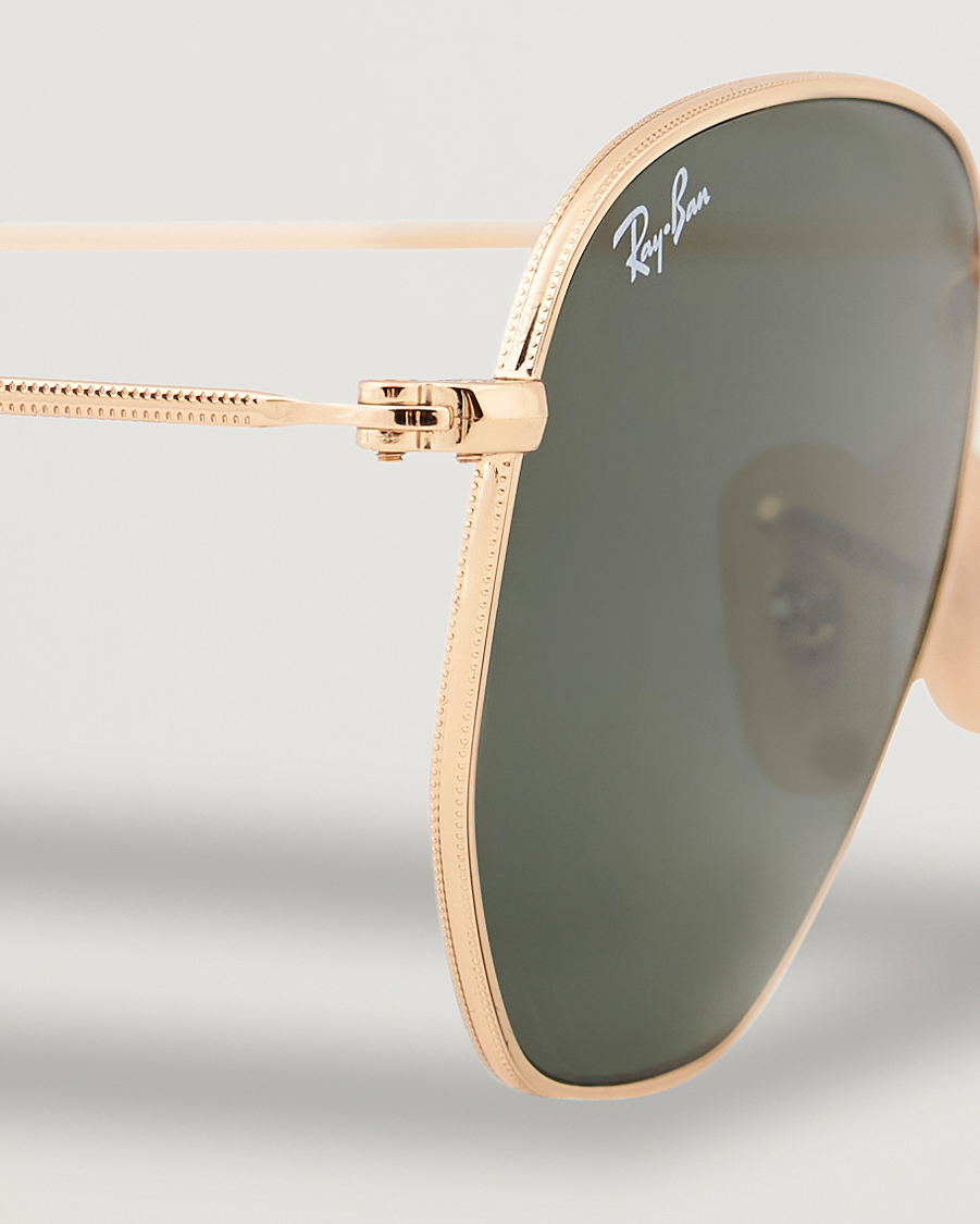 Hombres | Gafas de sol | Ray-Ban | 0RB3548N Hexagonal Sunglasses Gold/Green