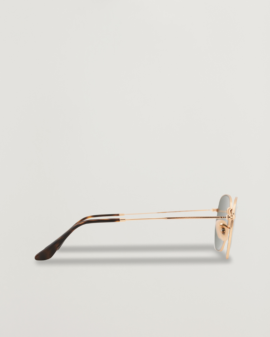 Hombres | Gafas de sol | Ray-Ban | 0RB3548N Hexagonal Sunglasses Gold/Green