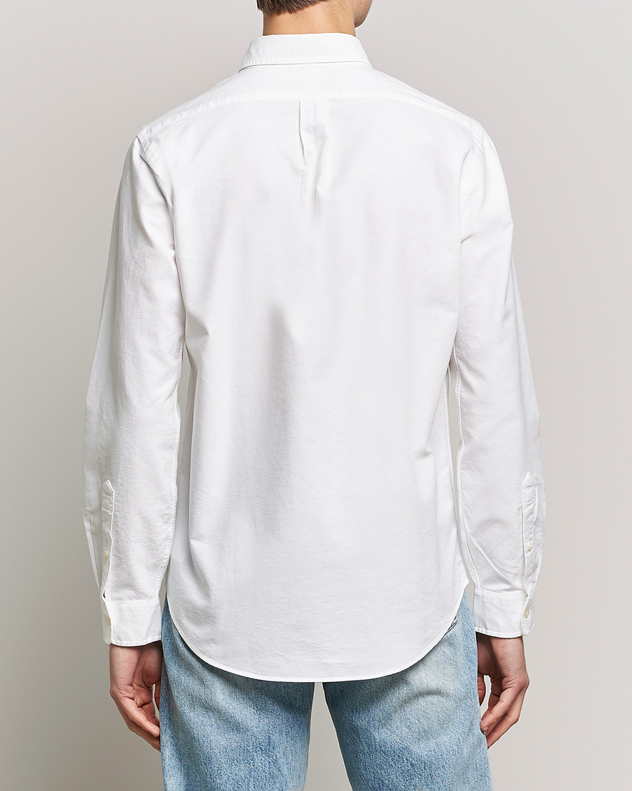 Hombres | Camisas | Polo Ralph Lauren | Custom Fit Garment Dyed Oxford Shirt White
