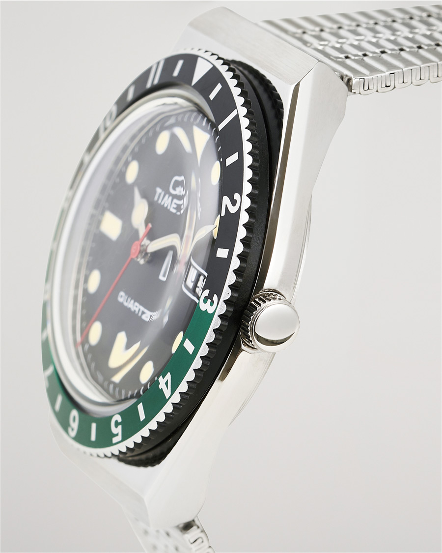 Hombres | Timex Q Reissue 1979 Black/Green | Timex | Q Reissue 1979 Black/Green
