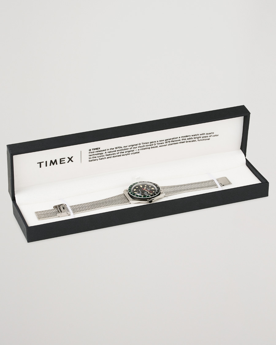 Hombres | Timex Q Reissue 1979 Black/Green | Timex | Q Reissue 1979 Black/Green