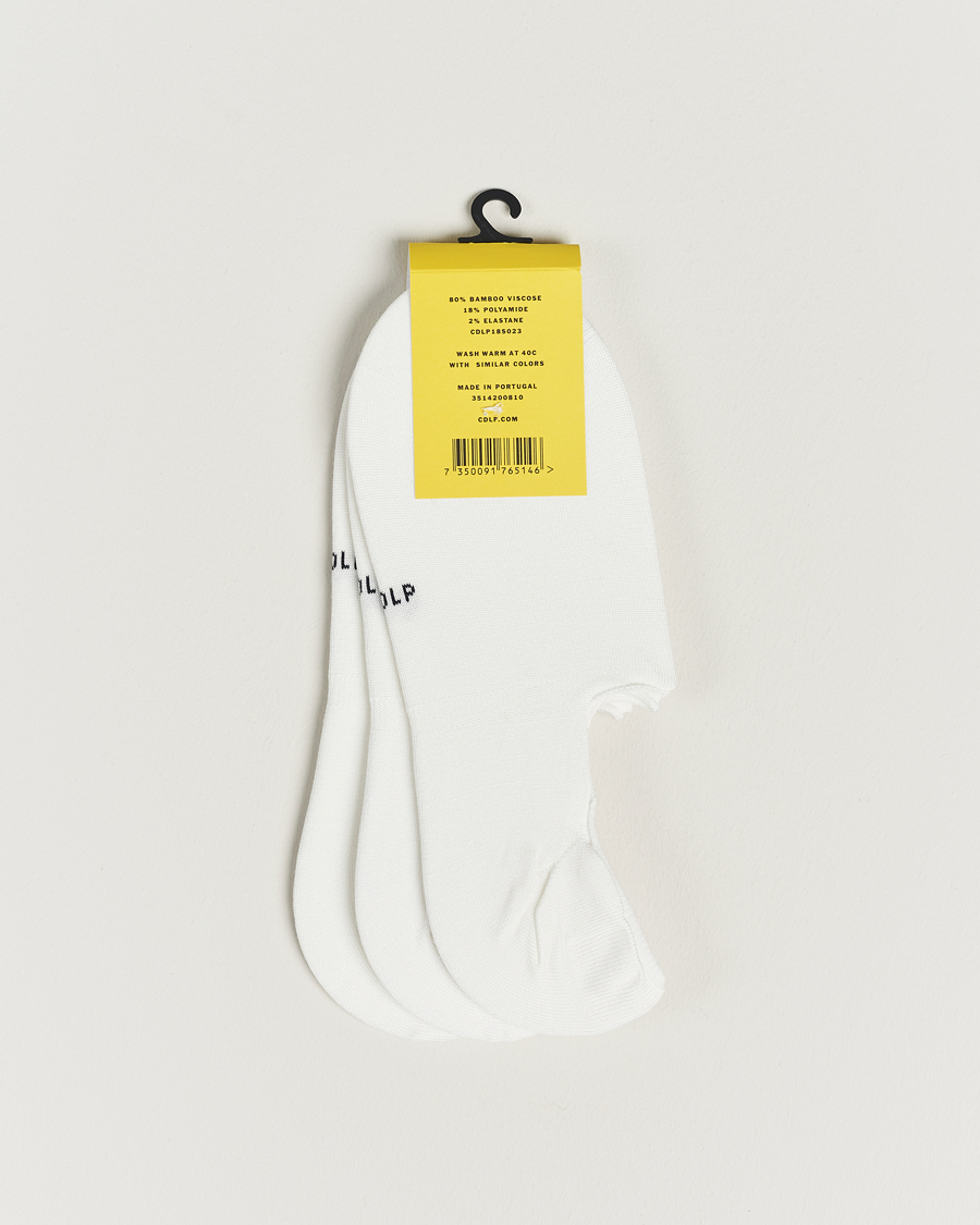 Hombres | Calcetines tobilleros | CDLP | 3-Pack No Show Socks White