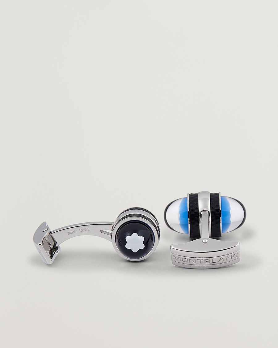 Hombres | Gemelos | Montblanc | Steel Lacquer SAW Cufflinks