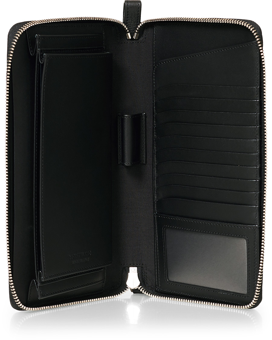Hombres | Montblanc MST Soft Grain Travel Wallet Black | Montblanc | MST Soft Grain Travel Wallet Black