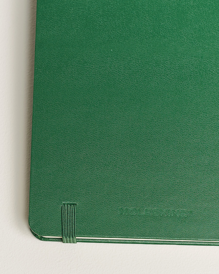 Hombres | Moleskine Plain Hard Notebook Large Myrtle Green | Moleskine | Plain Hard Notebook Large Myrtle Green