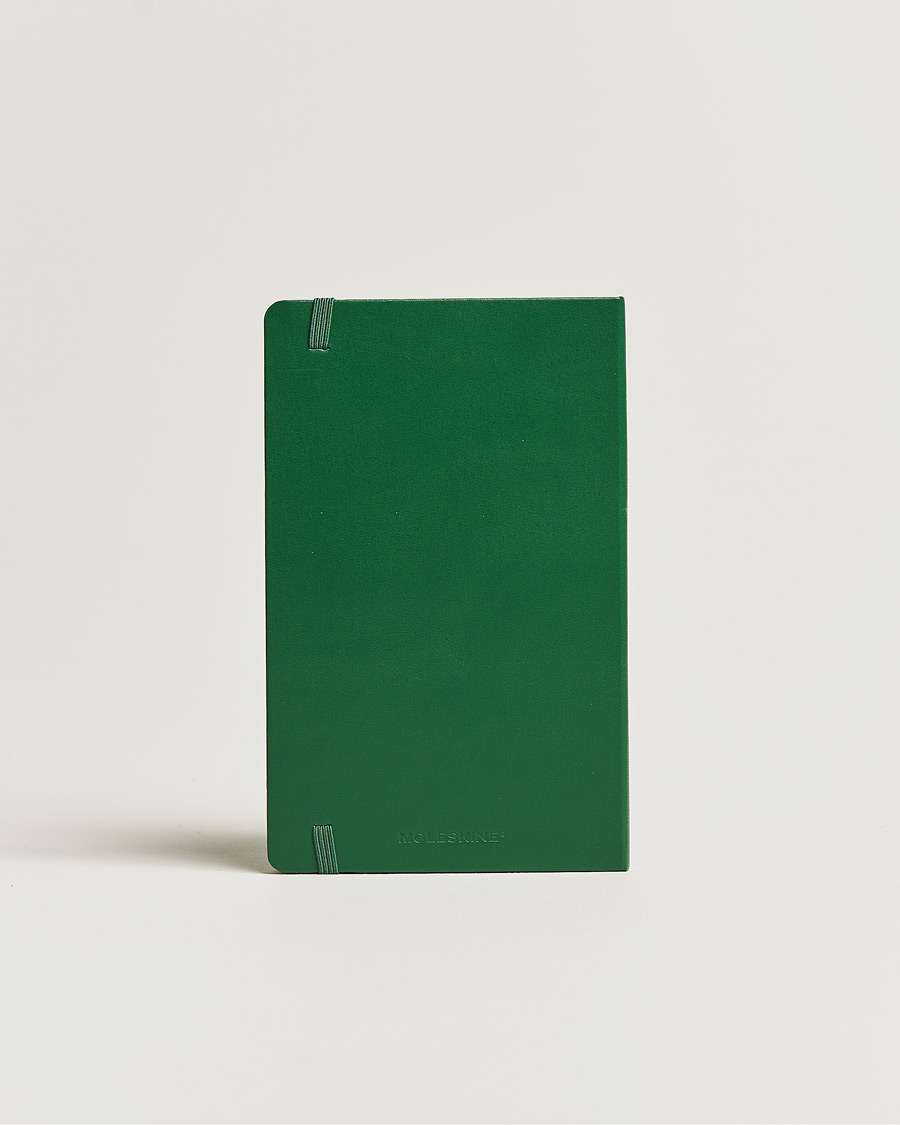 Hombres | Moleskine Ruled Hard Notebook Large Myrtle Green | Moleskine | Ruled Hard Notebook Large Myrtle Green