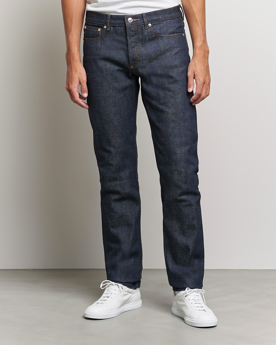 Hombres | Tapered fit | A.P.C. | Petit Standard Jeans Dark Indigo