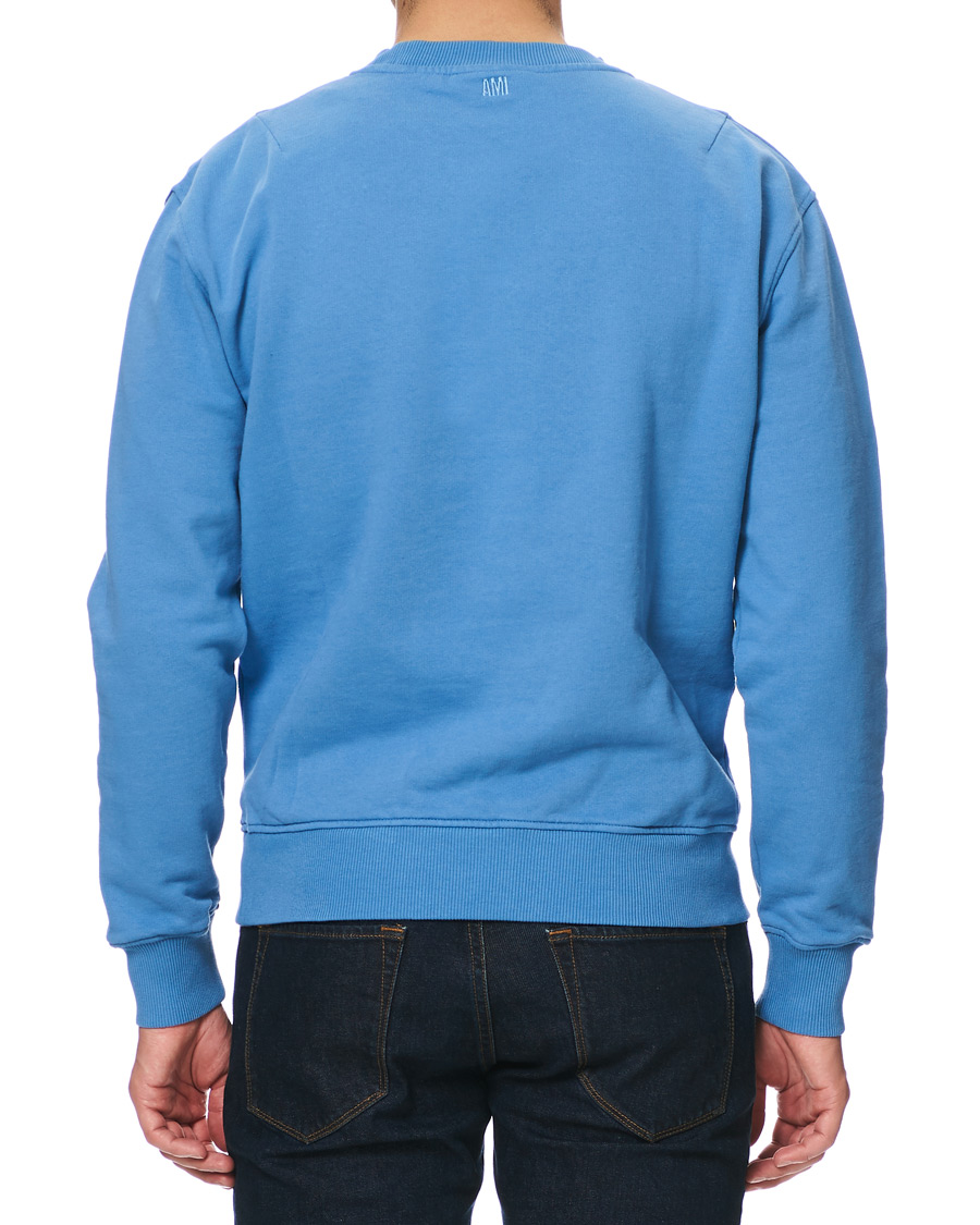 Hombres | Jerséis y prendas de punto | AMI | Heart Logo Sweatshirt Blue