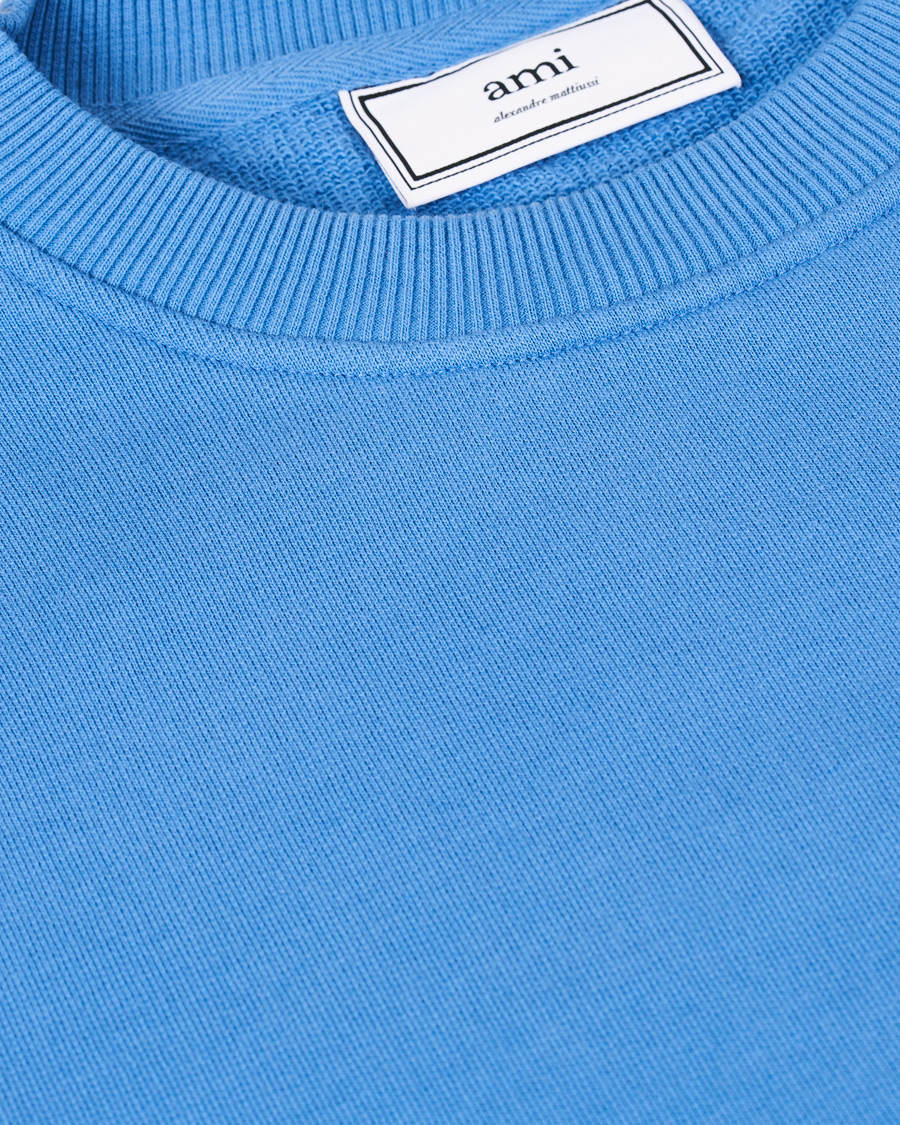 Hombres | Jerséis y prendas de punto | AMI | Heart Logo Sweatshirt Blue
