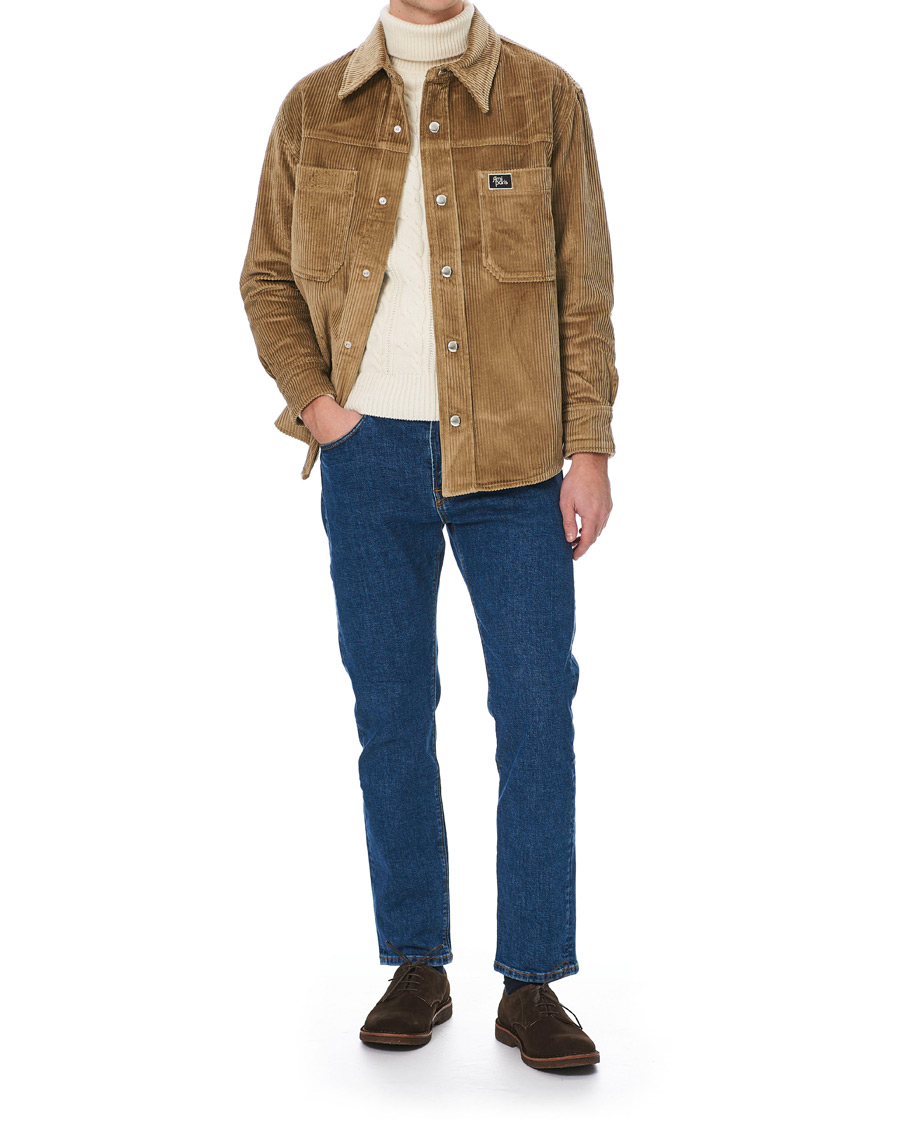 Hombres | Abrigos y chaquetas | AMI | Corduroy Shirt Jacket Olive