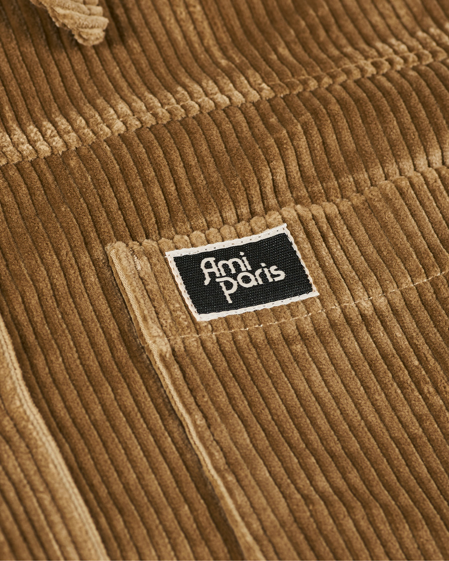 Hombres | Abrigos y chaquetas | AMI | Corduroy Shirt Jacket Olive