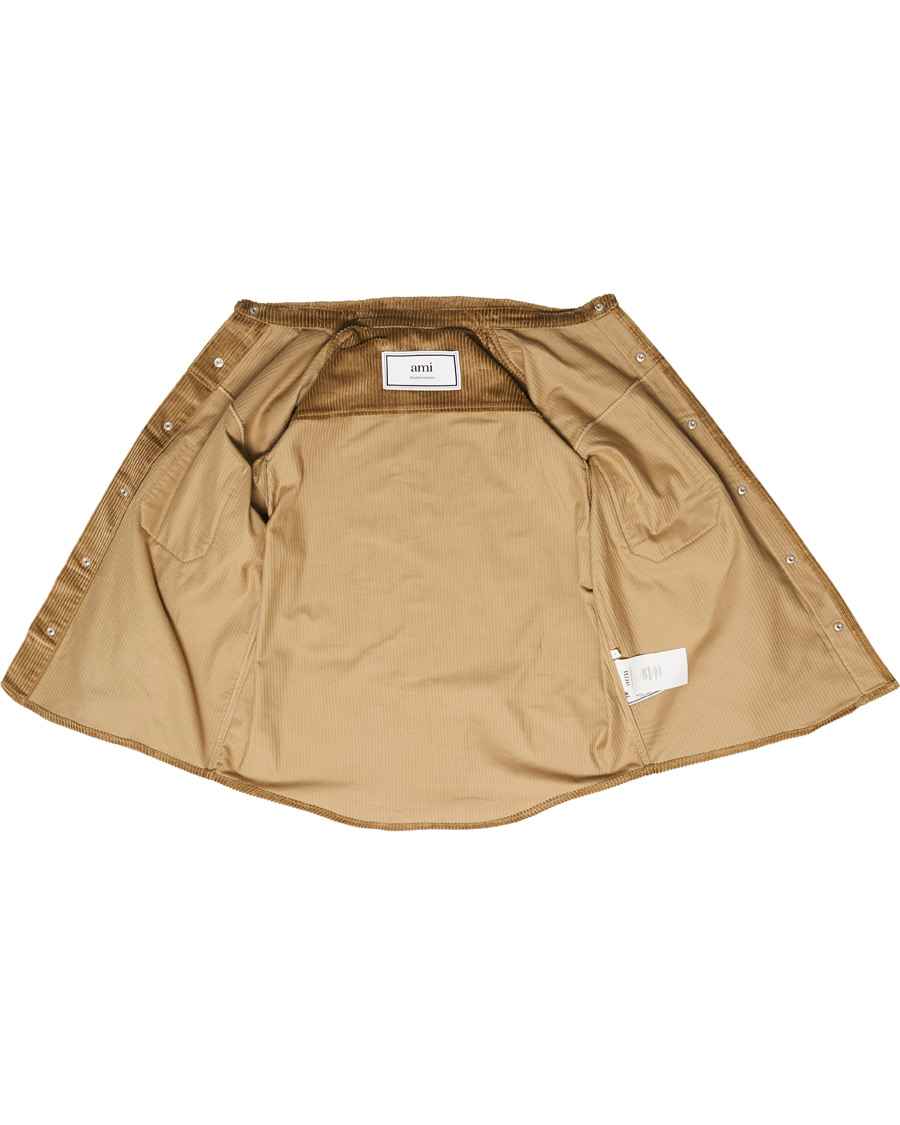 Hombres | Abrigos y chaquetas | AMI | Corduroy Shirt Jacket Olive