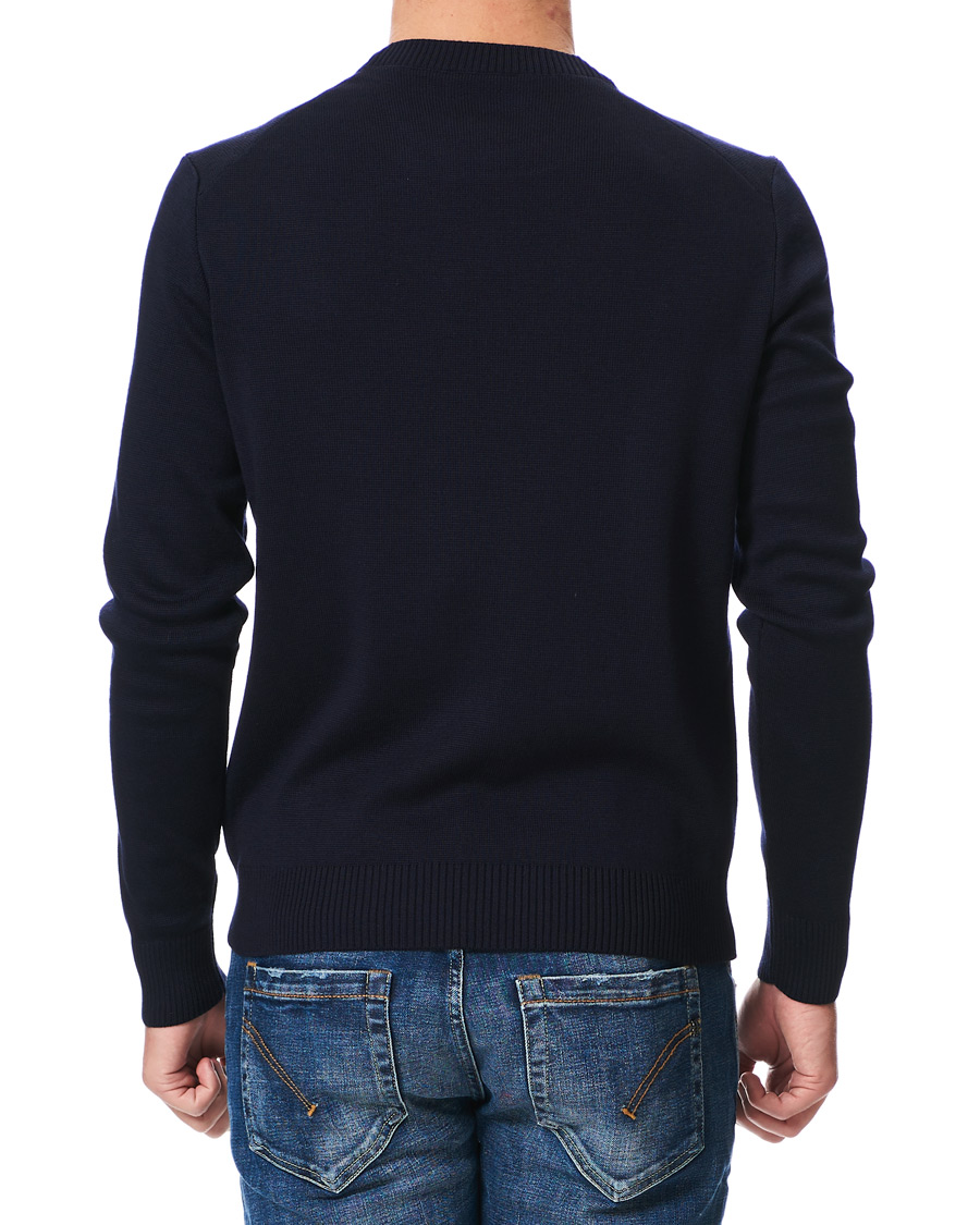 Hombres | Jerséis y prendas de punto | AMI | Heart Logo Merino Sweater Navy