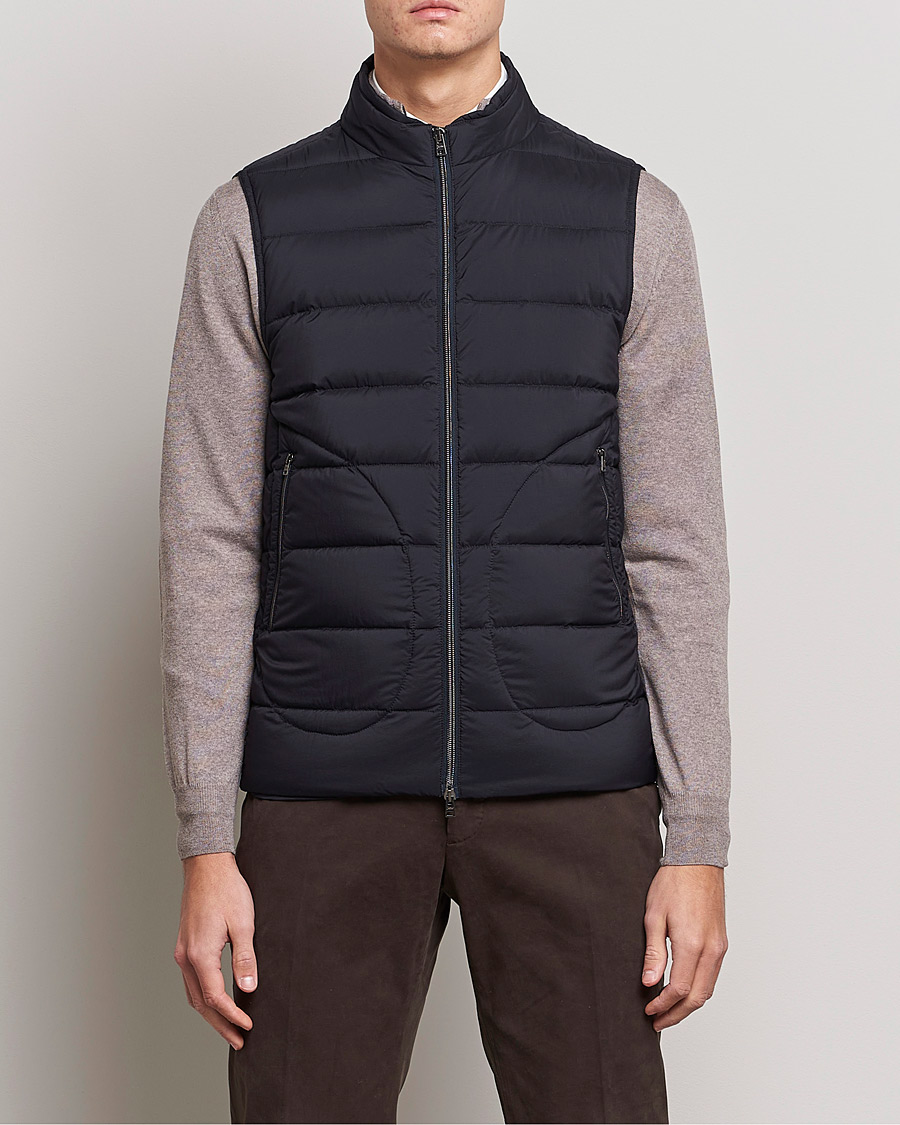 Hombres | Abrigos y chaquetas | Herno | Nuage Down Vest Navy