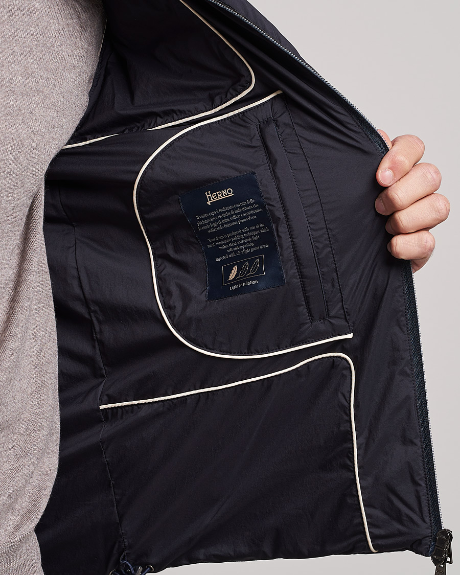 Hombres | Abrigos y chaquetas | Herno | Nuage Down Vest Navy
