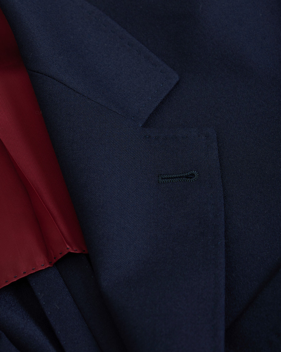 Hombres | Blazers | Brunello Cucinelli | Flannel Blazer Navy