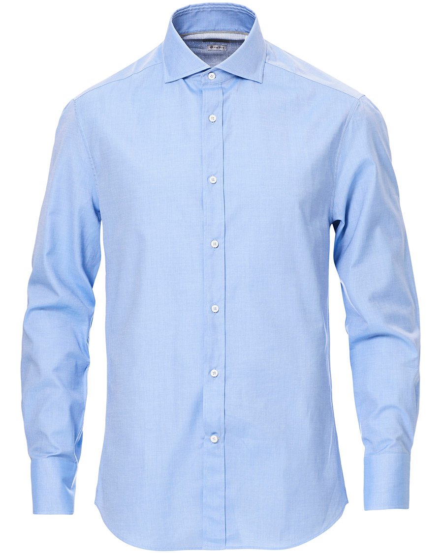 Hombres | Camisas | Brunello Cucinelli | Slim Fit Twill Shirt Blue