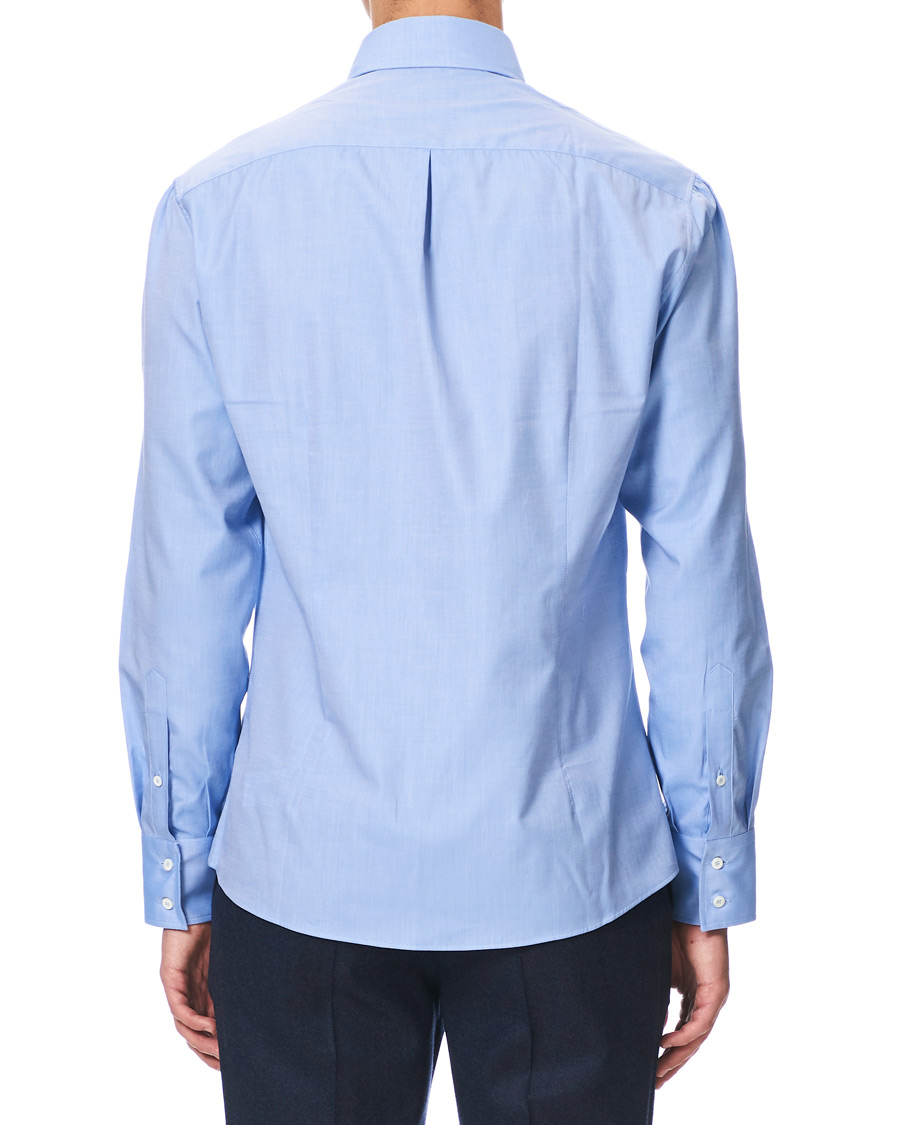 Hombres | Camisas | Brunello Cucinelli | Slim Fit Twill Shirt Blue