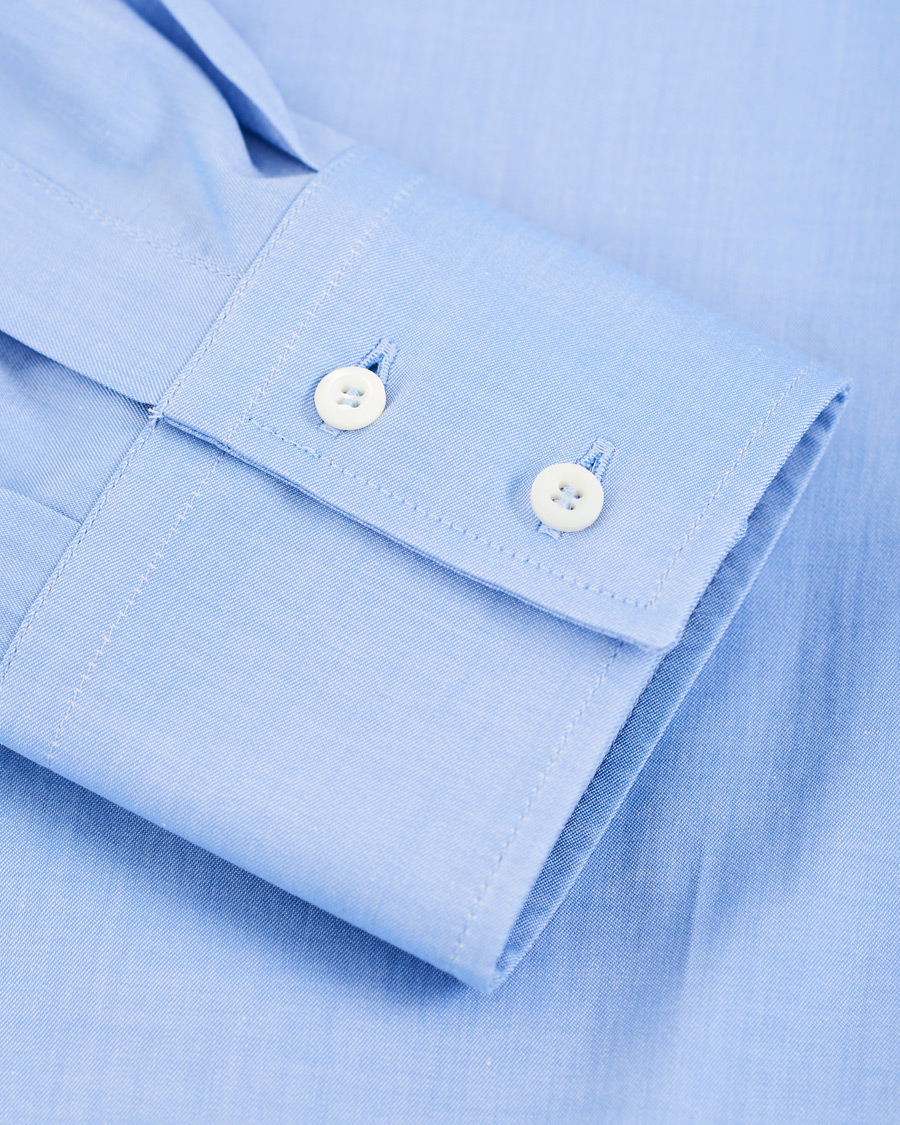 Hombres | Camisas | Brunello Cucinelli | Slim Fit Twill Shirt Blue