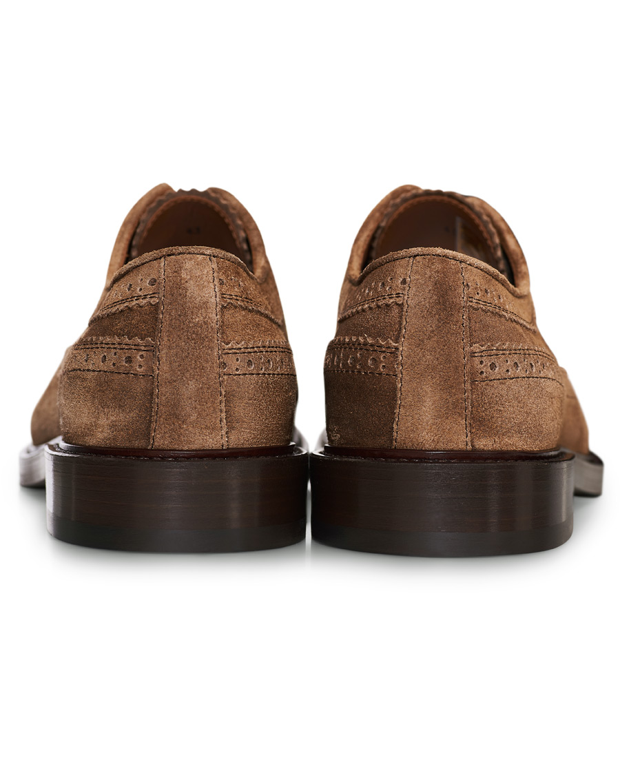 Hombres | Brunello Cucinelli Longwing Brogue Brown Suede | Brunello Cucinelli | Longwing Brogue Brown Suede