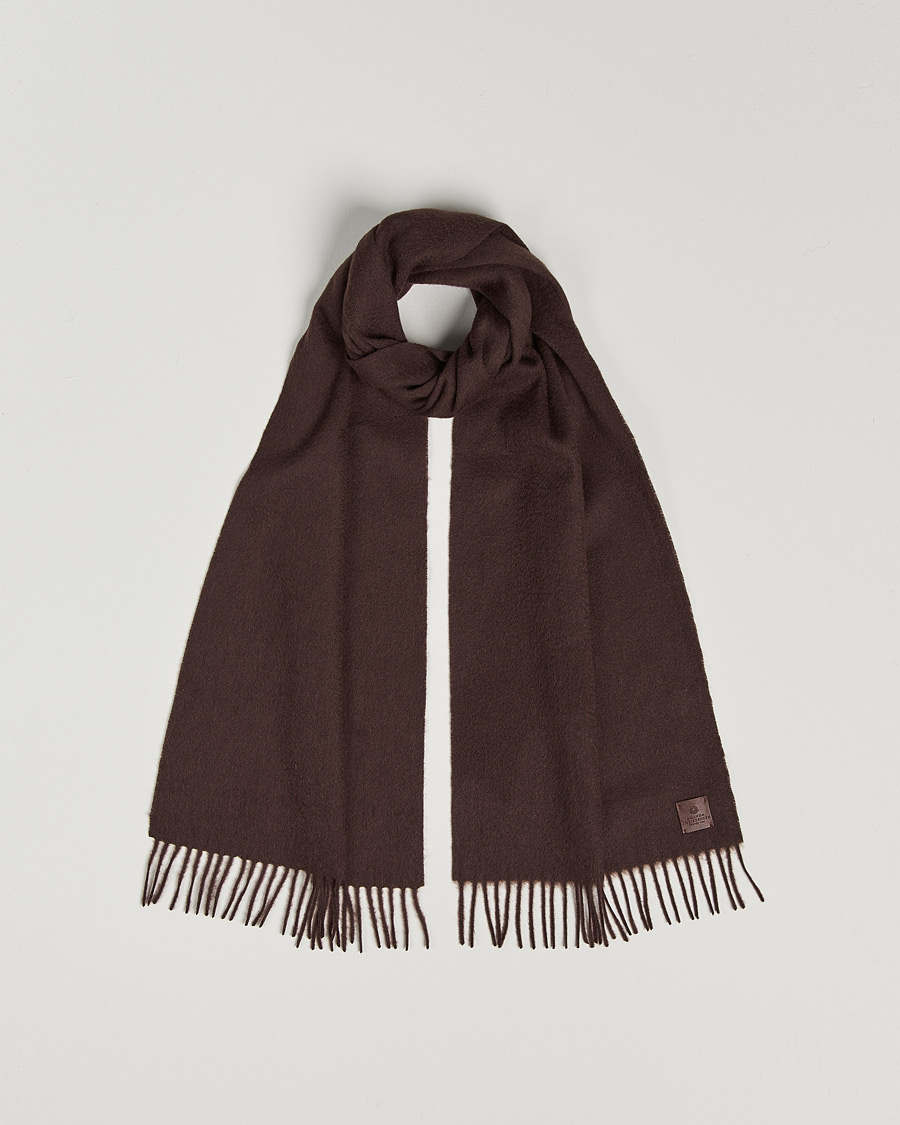 Hombres | Amanda Christensen Wool Scarf Brown | Amanda Christensen | Wool Scarf Brown