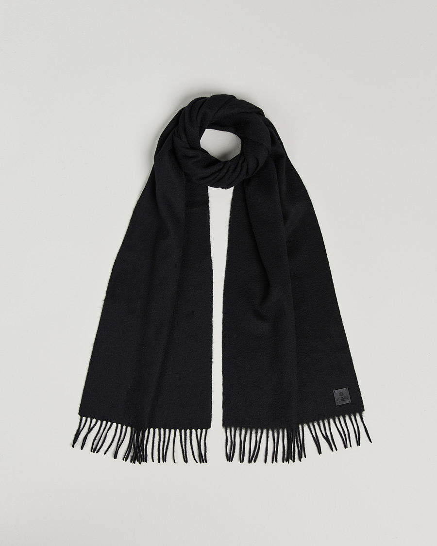 Hombres | Amanda Christensen Merino Wool Scarf Black | Amanda Christensen | Merino Wool Scarf Black