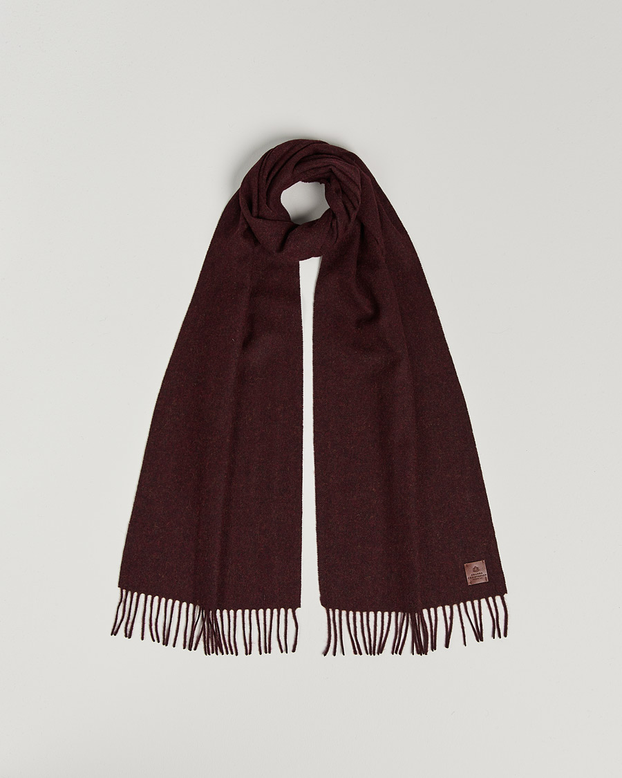 Hombres | Amanda Christensen Wool Scarf Red Melange | Amanda Christensen | Wool Scarf Red Melange