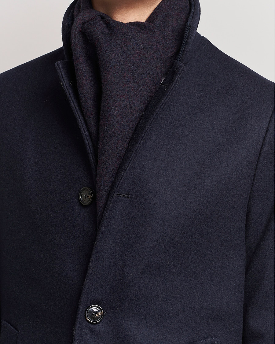 Hombres | Amanda Christensen Merino Wool Scarf Navy Melange | Amanda Christensen | Merino Wool Scarf Navy Melange