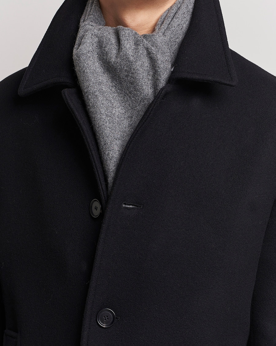 Hombres | Amanda Christensen Wool Scarf Grey Melange | Amanda Christensen | Wool Scarf Grey Melange