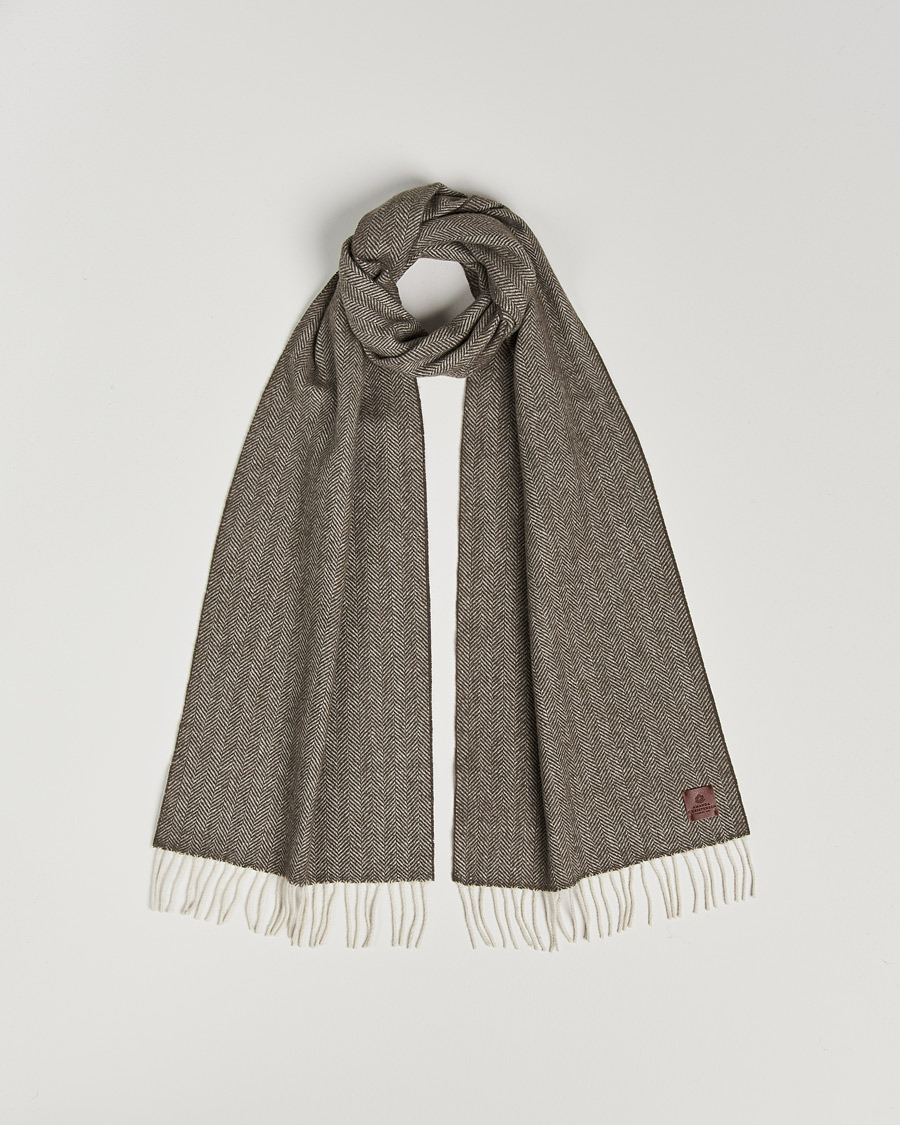 Hombres | Amanda Christensen Merino Wool Herringbone Olive | Amanda Christensen | Merino Wool Herringbone Olive