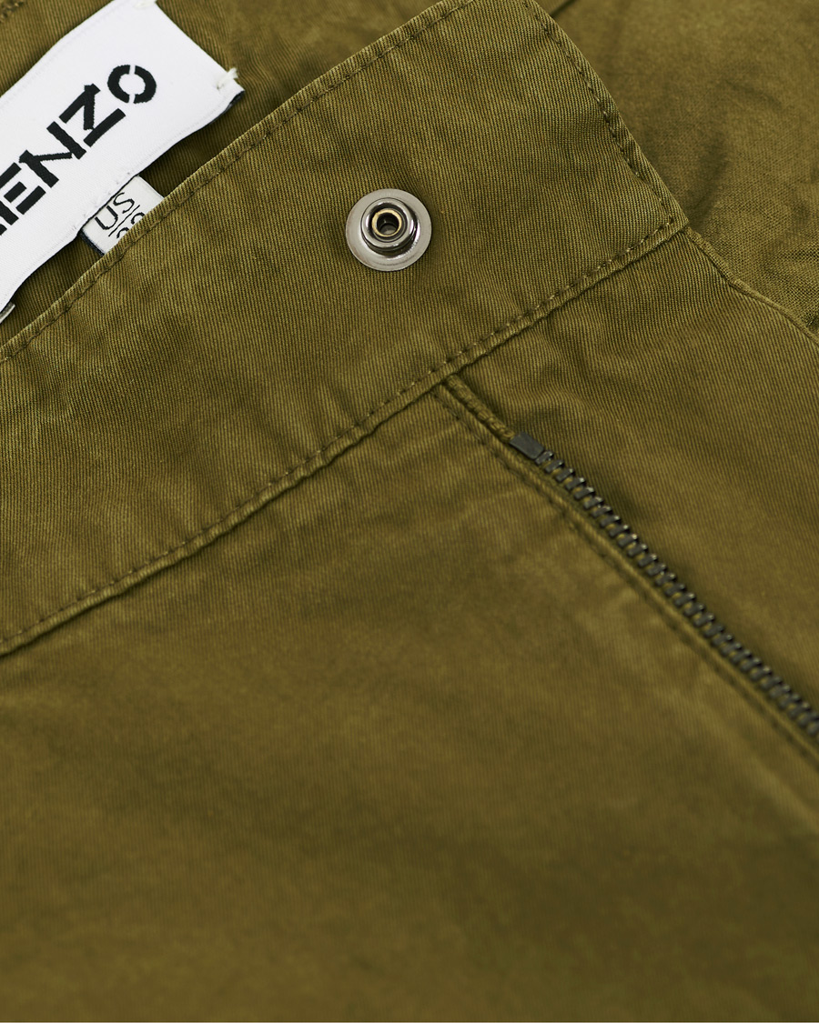 Hombres | Pantalones | KENZO | Utilitarian Cargo Trousers Green