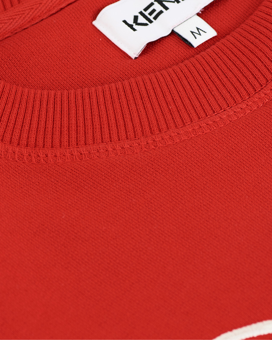Hombres | Jerséis y prendas de punto | KENZO | Icon Tiger Crew Neck Sweatshirt Red