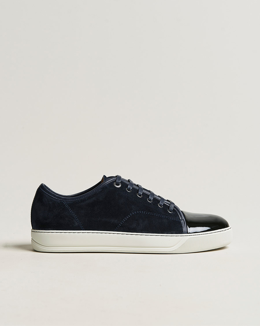Hombres | Lanvin DBB1 Patent Cap Toe Sneaker Navy UK8 - EU42 | Lanvin | DBB1 Patent Cap Toe Sneaker Navy UK8 - EU42