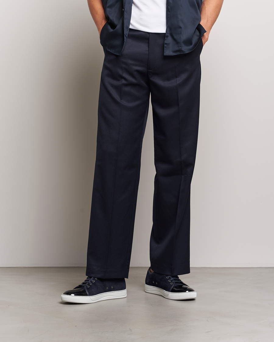 Hombres | Lanvin DBB1 Patent Cap Toe Sneaker Navy UK8 - EU42 | Lanvin | DBB1 Patent Cap Toe Sneaker Navy UK8 - EU42