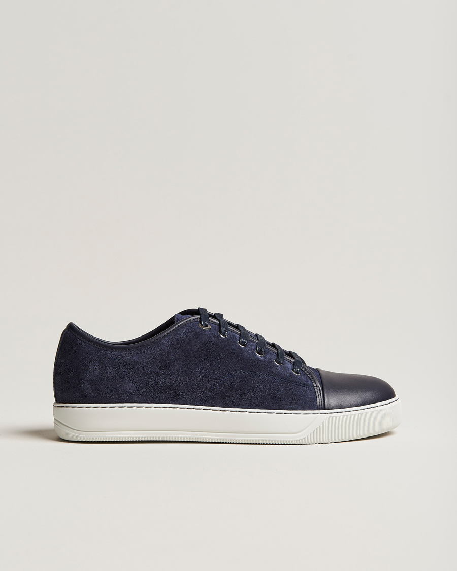 Hombres | Zapatillas | Lanvin | DBB1 Nappa Cap Toe Sneaker Navy