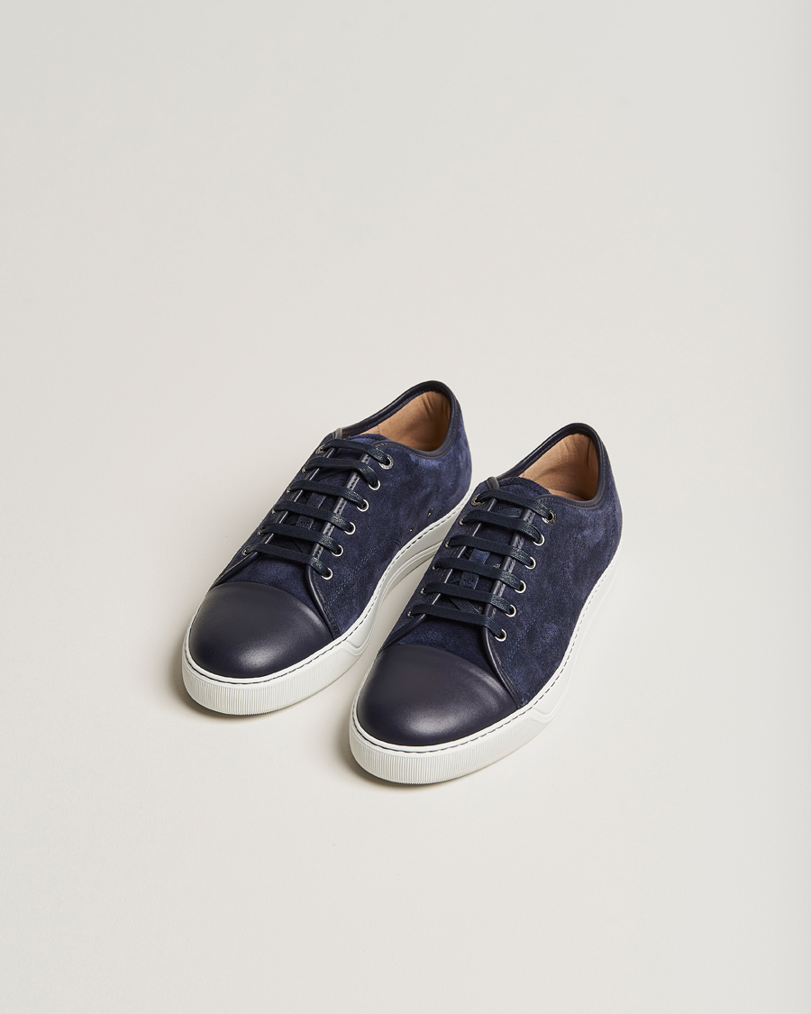 Hombres | Zapatillas | Lanvin | DBB1 Nappa Cap Toe Sneaker Navy