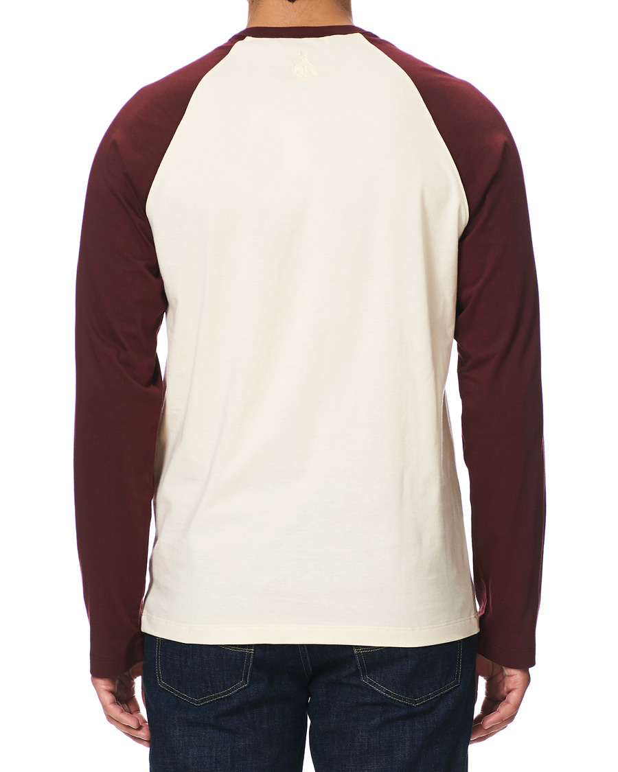 Hombres | Camisetas | Lanvin | Long Sleeve Logo Tee Garnet